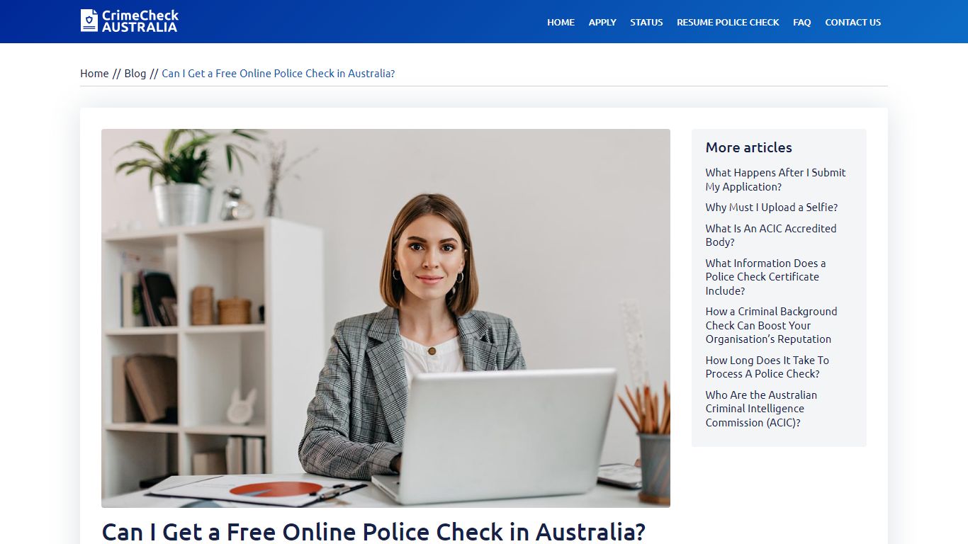 Free Online Police Check Australia - Crime Check Australia